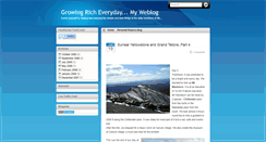 Desktop Screenshot of growingricheveryday.blogspot.com