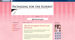 Desktop Screenshot of packagingfortheelderly.blogspot.com