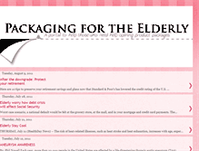 Tablet Screenshot of packagingfortheelderly.blogspot.com