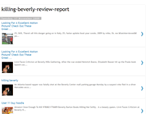 Tablet Screenshot of killing-beverly-review-report.blogspot.com