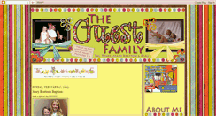 Desktop Screenshot of guestfamilyblog.blogspot.com