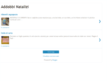Tablet Screenshot of addobbinatalizi.blogspot.com
