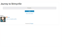 Tablet Screenshot of journeytoskinnyville.blogspot.com
