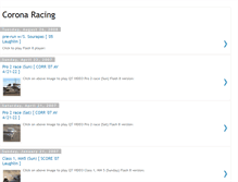 Tablet Screenshot of coronaracing.blogspot.com