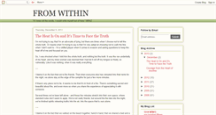 Desktop Screenshot of jabsfromwithin.blogspot.com