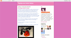 Desktop Screenshot of pepitasdelimondulce.blogspot.com