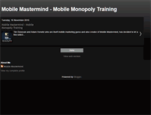 Tablet Screenshot of mobilemastermindreview.blogspot.com
