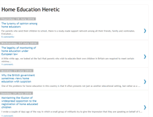 Tablet Screenshot of homeeducationheretic.blogspot.com