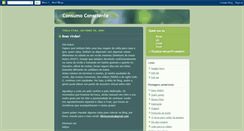 Desktop Screenshot of consumoconsciente.blogspot.com