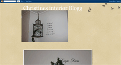 Desktop Screenshot of christines-blogg.blogspot.com