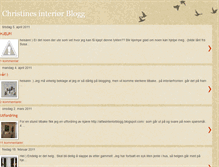 Tablet Screenshot of christines-blogg.blogspot.com