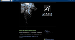 Desktop Screenshot of anzani-restaurant.blogspot.com