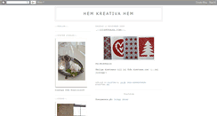 Desktop Screenshot of hemkreativahem.blogspot.com