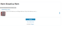 Tablet Screenshot of hemkreativahem.blogspot.com