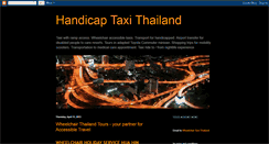 Desktop Screenshot of handicap-taxi-thailand.blogspot.com