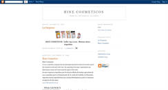 Desktop Screenshot of binecosmetic.blogspot.com