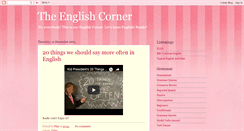 Desktop Screenshot of pilar-theenglishcorner.blogspot.com