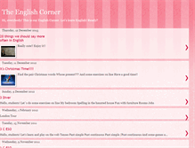 Tablet Screenshot of pilar-theenglishcorner.blogspot.com