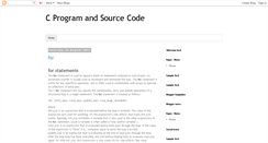 Desktop Screenshot of c-source-code.blogspot.com