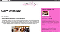 Desktop Screenshot of emilyweddings.blogspot.com