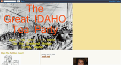 Desktop Screenshot of greatidahoteaparty.blogspot.com