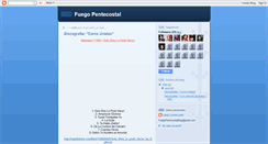 Desktop Screenshot of fuegopentecostalchile.blogspot.com
