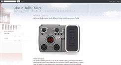 Desktop Screenshot of onlinestore-music.blogspot.com