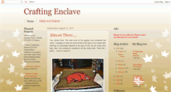 Desktop Screenshot of craftingenclave.blogspot.com