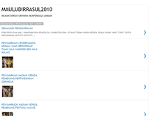 Tablet Screenshot of maulidurrasul2010.blogspot.com