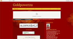 Desktop Screenshot of goldpower2u-nan.blogspot.com