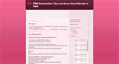Desktop Screenshot of pmr-examination.blogspot.com