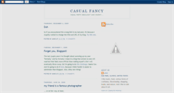 Desktop Screenshot of casualfancy.blogspot.com