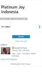 Mobile Screenshot of platinumjoyindonesia.blogspot.com