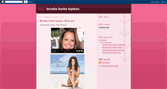 Desktop Screenshot of brookeburketoplessnewecu.blogspot.com