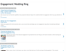 Tablet Screenshot of engagementweddingring.blogspot.com