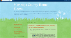 Desktop Screenshot of maricopacountyhomeshows.blogspot.com