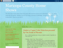 Tablet Screenshot of maricopacountyhomeshows.blogspot.com