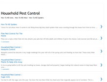 Tablet Screenshot of householdpests.blogspot.com