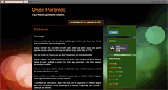 Desktop Screenshot of ondeparamos.blogspot.com