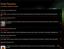 Tablet Screenshot of ondeparamos.blogspot.com