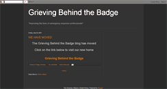 Desktop Screenshot of grievingbehindthebadge.blogspot.com