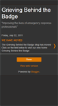 Mobile Screenshot of grievingbehindthebadge.blogspot.com