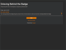 Tablet Screenshot of grievingbehindthebadge.blogspot.com