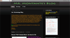 Desktop Screenshot of mrmontantesblog.blogspot.com