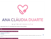 Tablet Screenshot of nutrianaclaudiaduarte.blogspot.com