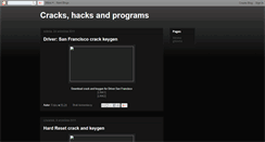 Desktop Screenshot of crackshacks4games.blogspot.com