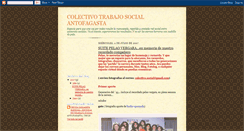 Desktop Screenshot of colectivotrabajosocial.blogspot.com