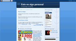 Desktop Screenshot of estoesalgopersonal.blogspot.com