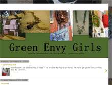 Tablet Screenshot of greenenvygirls.blogspot.com