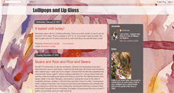 Desktop Screenshot of lollipopsandlipgloss.blogspot.com